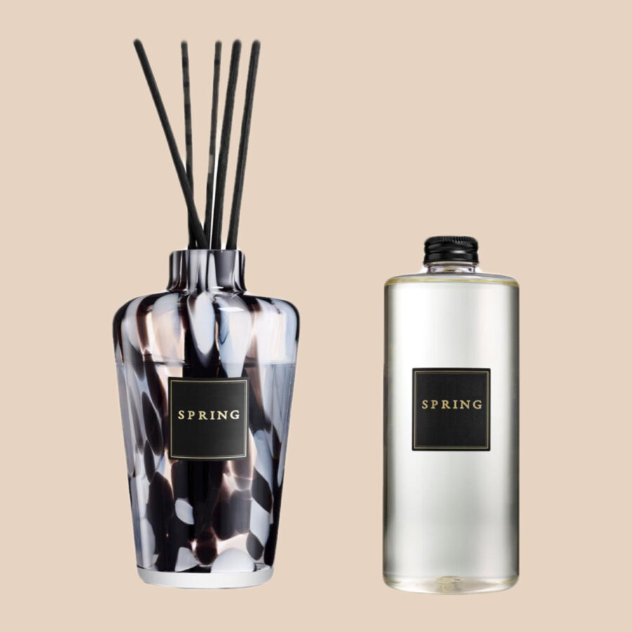 מפיץ ריח פרייבט קולקשן DARK PASSION -  אגרטל מנומר שחור לבן 500 מ"ל