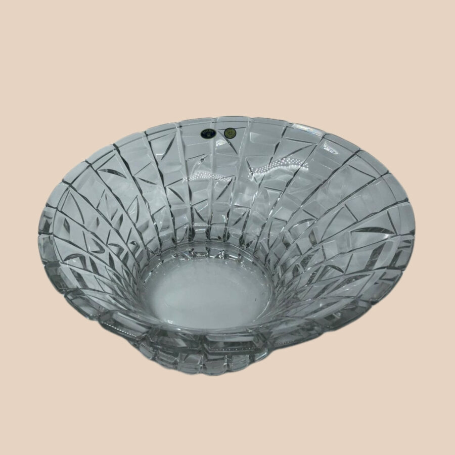 קערת הגשה קריסטל בוהמיה