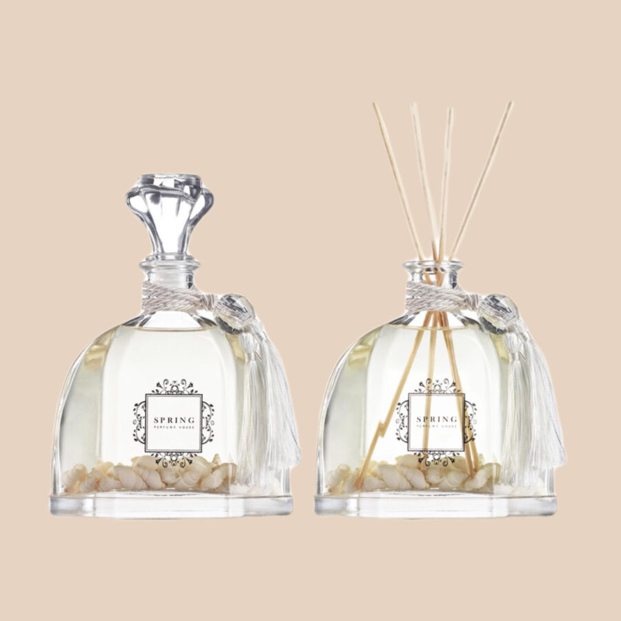 מפיץ ריח ענק PATCHOULI LAVENDER VANILLA עיצוב צדפים 700 מ"ל