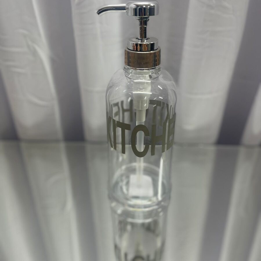 דיספנסר אקריליק עגול KITCHEN - כסף