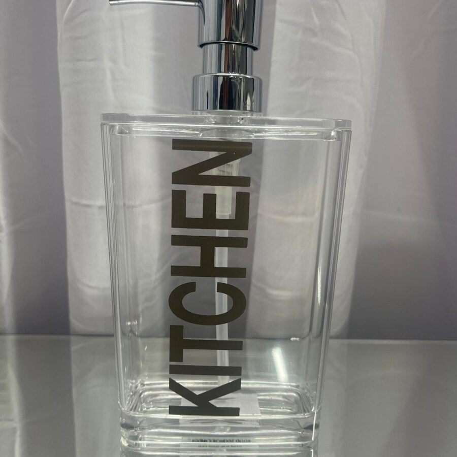 דיספנסר אקריליק מלבני KITCHEN - כסף