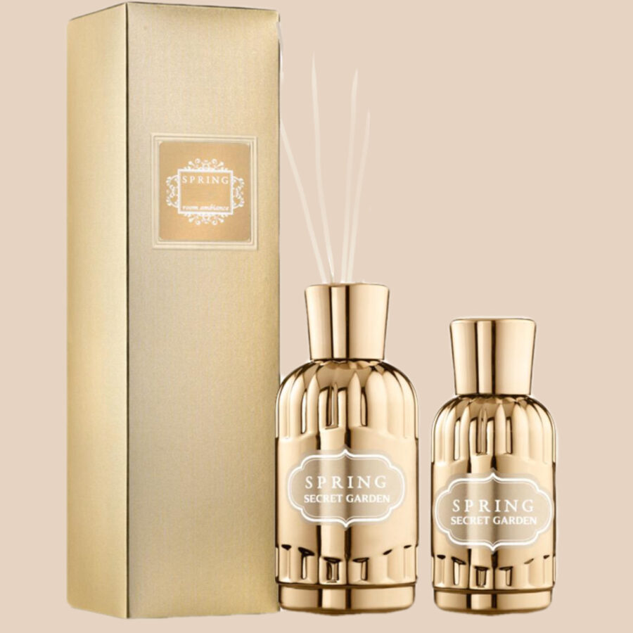 מפיץ ריח WHITE FLOWER - בקבוק זהב 180מ"ל