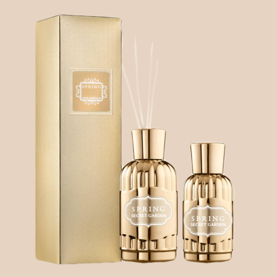 מפיץ ריח  PATCHOULI LAVENDER VANILLA - בקבוק זהב 180מ"ל