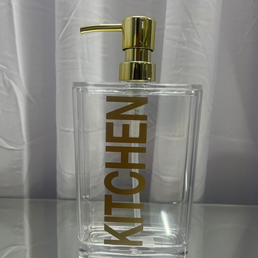 דיספנסר אקריליק מלבני KITCHEN - זהב