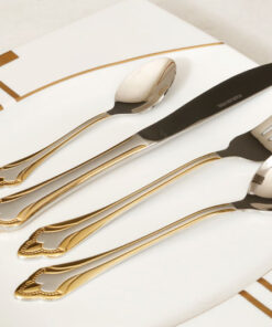 סט סכו"ם - כסף/זהב