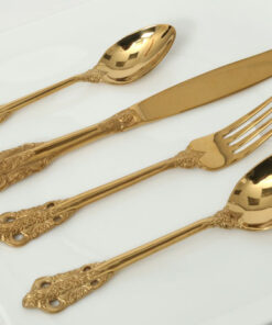 סט סכו"ם - זהב מבריק