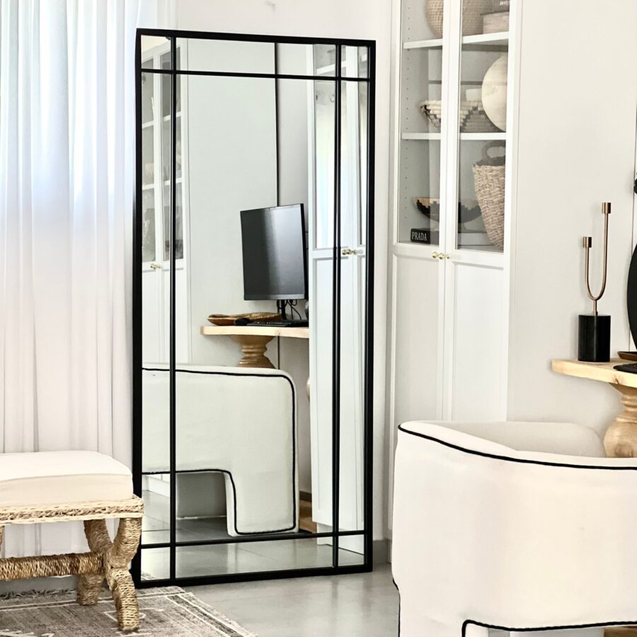 מראת גוף חלון 80/170 ס"מ - שחור