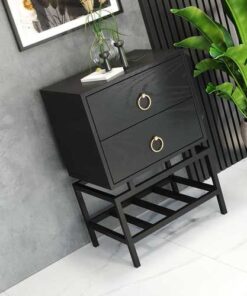 שידת צד דגם "LIVERPOOL" - שחור