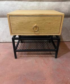 שידת צד דגם "ROMA" - אלון טבעי