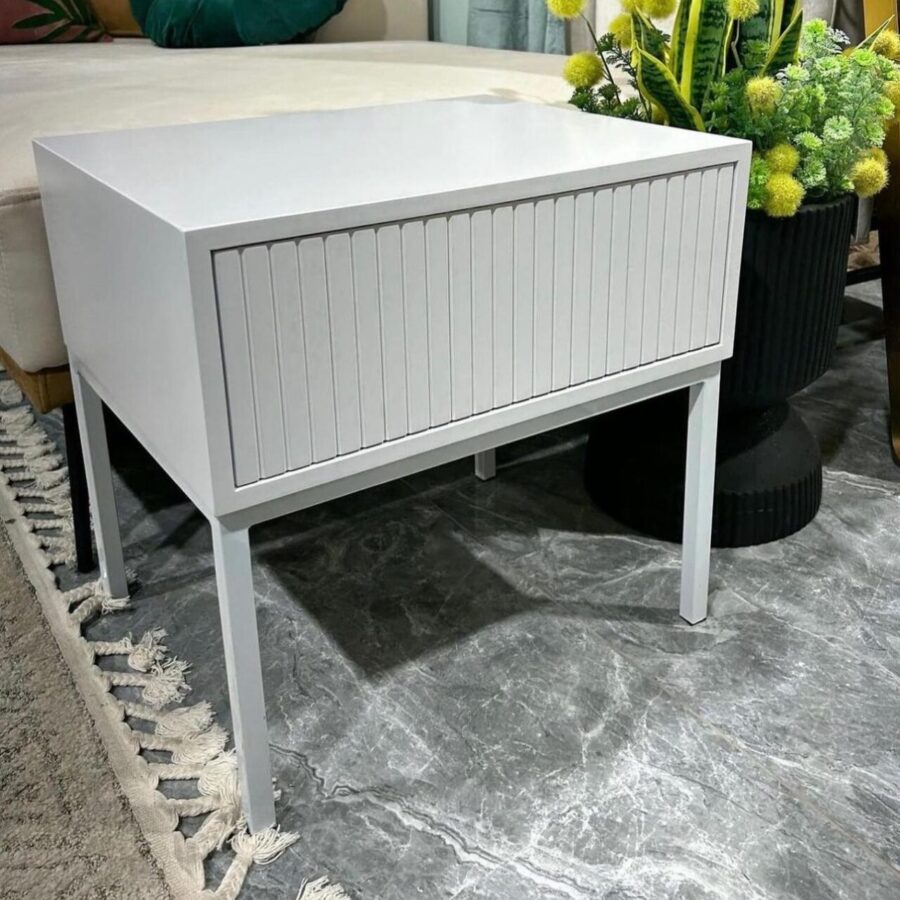 שידת צד דגם "TLV" - לבן