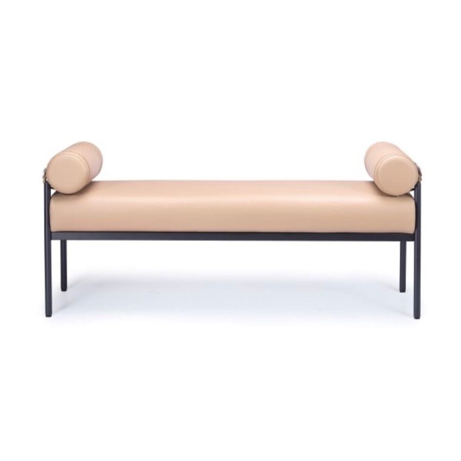 הדום “ברנדה” דמוי עור מוקה רגל שחור