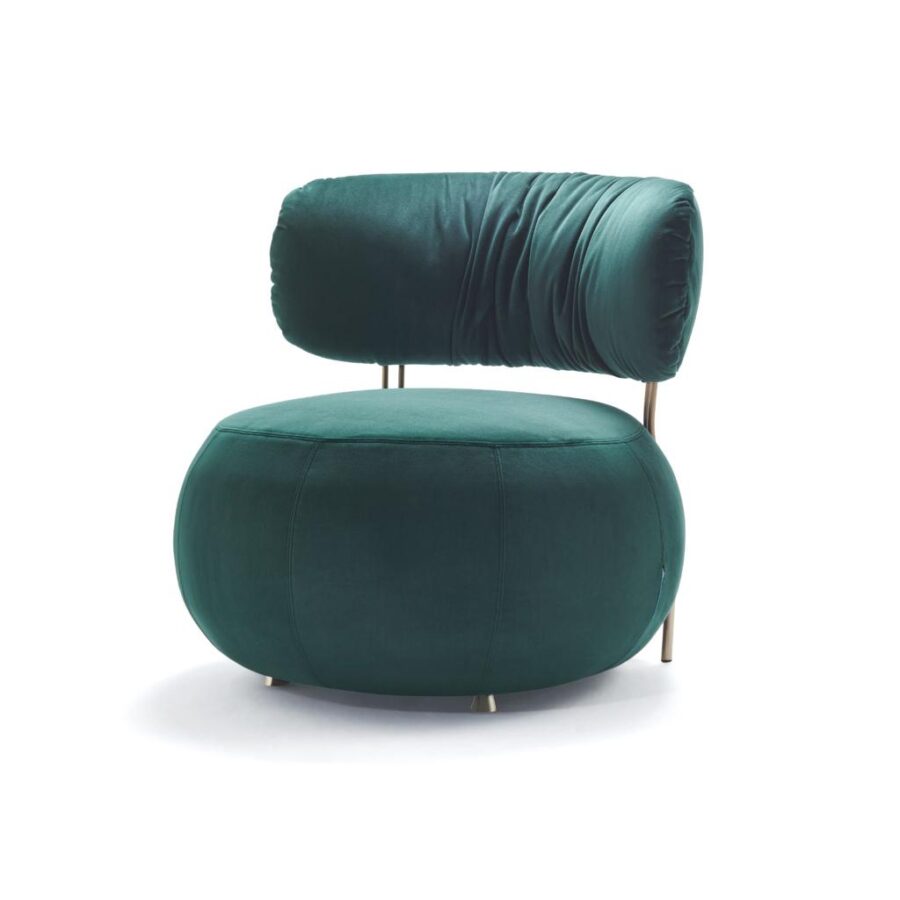 כורסא שילה - קטיפה ירוקה