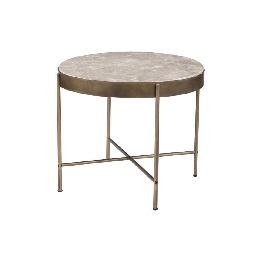 שולחן קפה שיש ליסה - 51/60 ס"מ