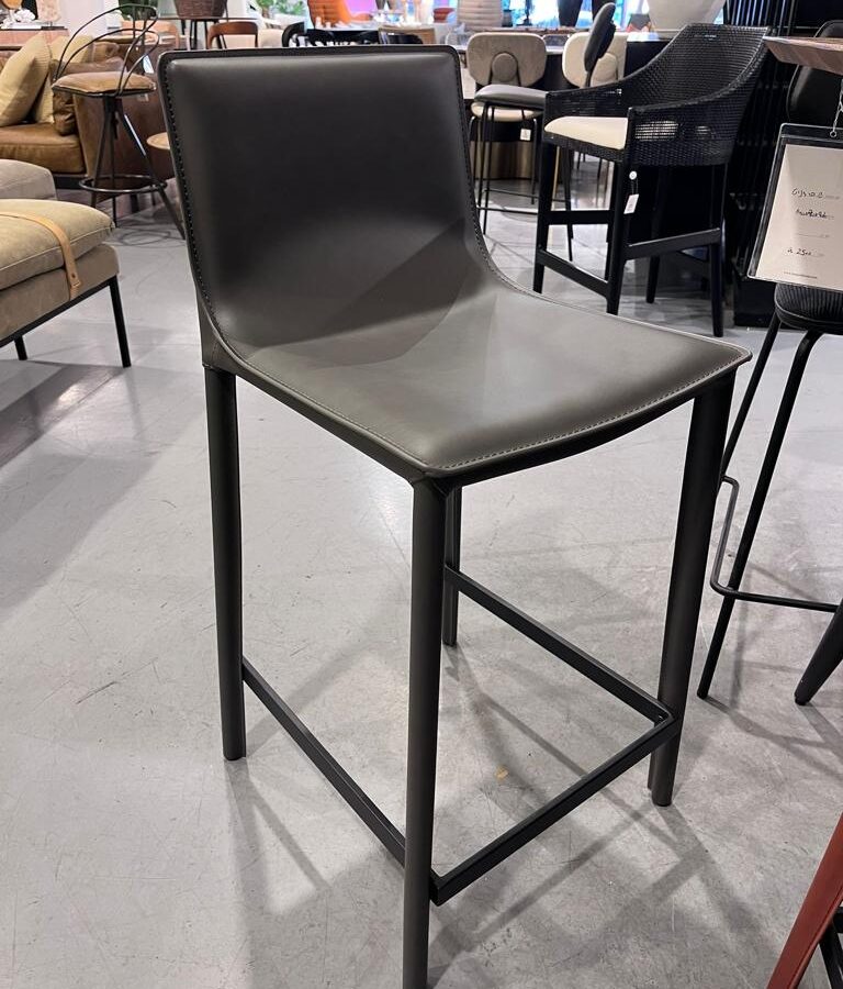 כסא בר סופיה - אפור כהה