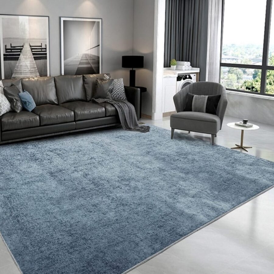 שטיח ואן גוך - כחול