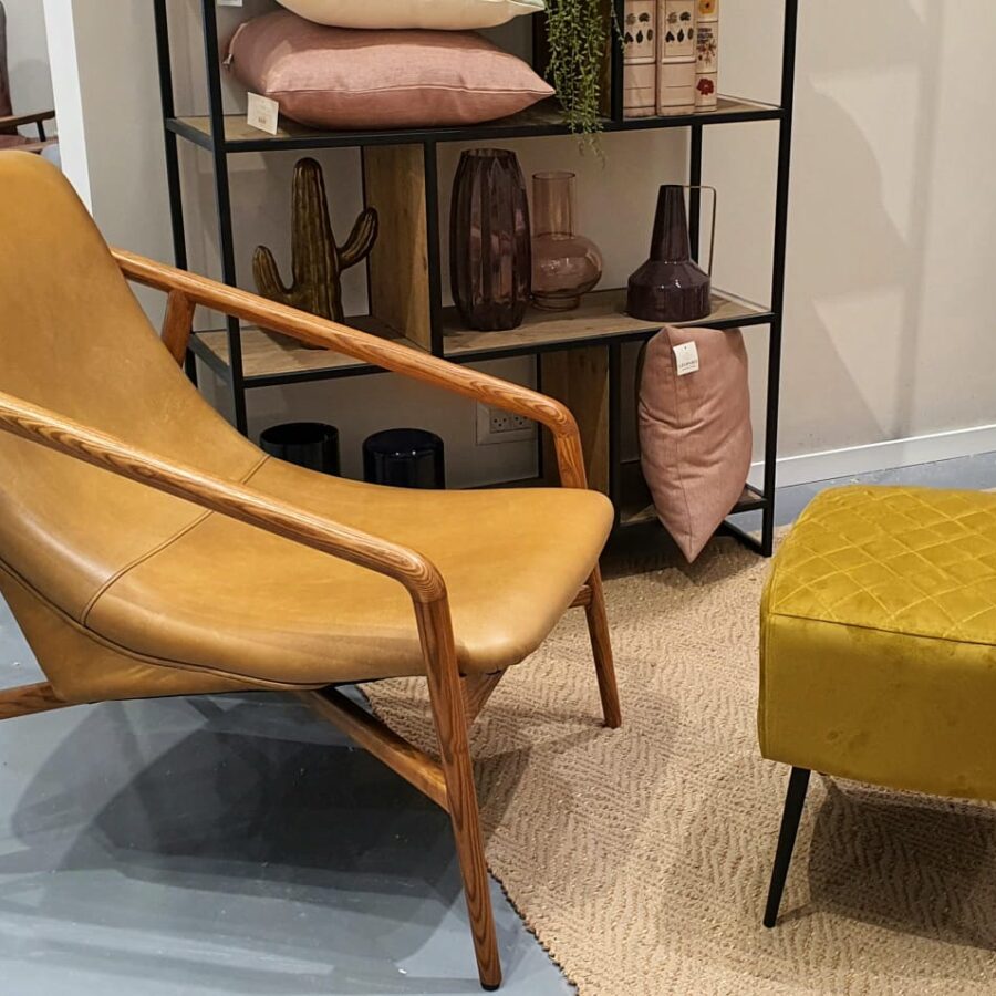 כורסא עור רילקס האני - קאמל