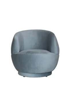 כורסא איימי - קטיפה תכלת