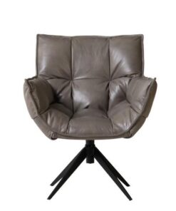 כורסא קורסטניני - עור אפור