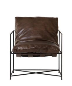 כורסא ליברטי - עור חום ענתיק