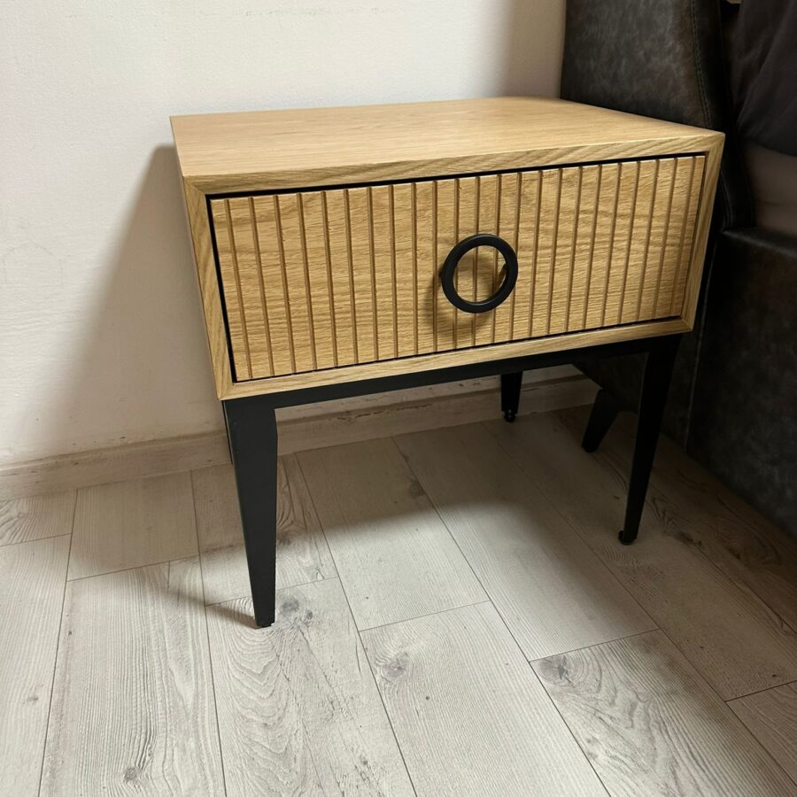 שידת צד דגם "MAY" - אלון טבעי