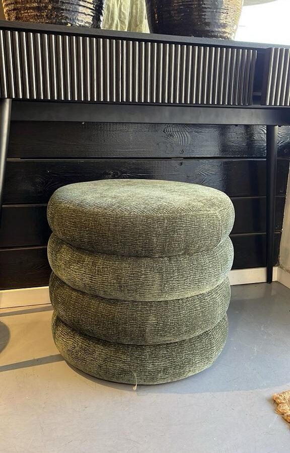 הדום עגול פאולה - ארוג ירוק