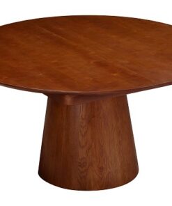 שולחן אוכל עגול דיאנה - 120/50 ס"מ