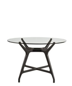 שולחן אוכל עגול סלסטה - שחור