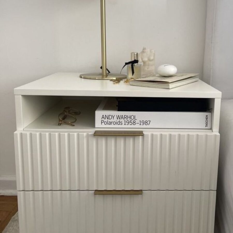 שידת צד דגם "ליב" - לבן