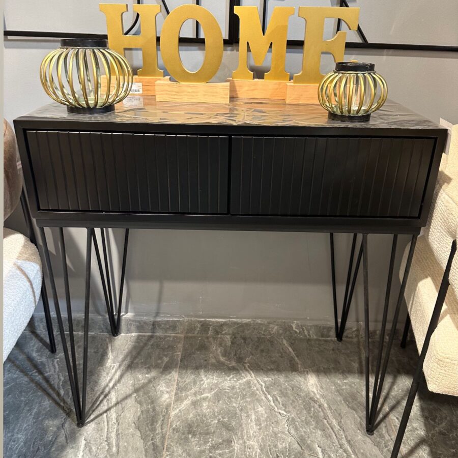 קונסולה דגם - "EDEN" - רגל שחורה