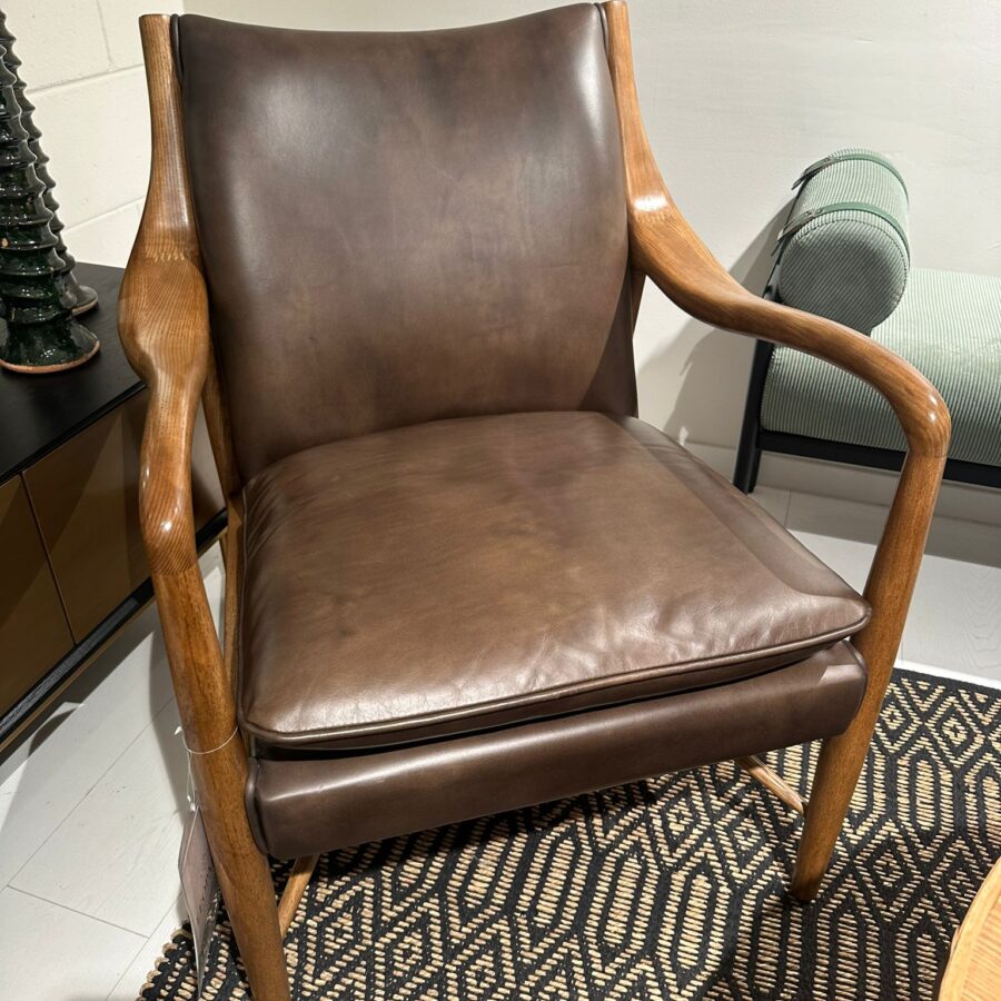 כורסא עור פטריק - חום