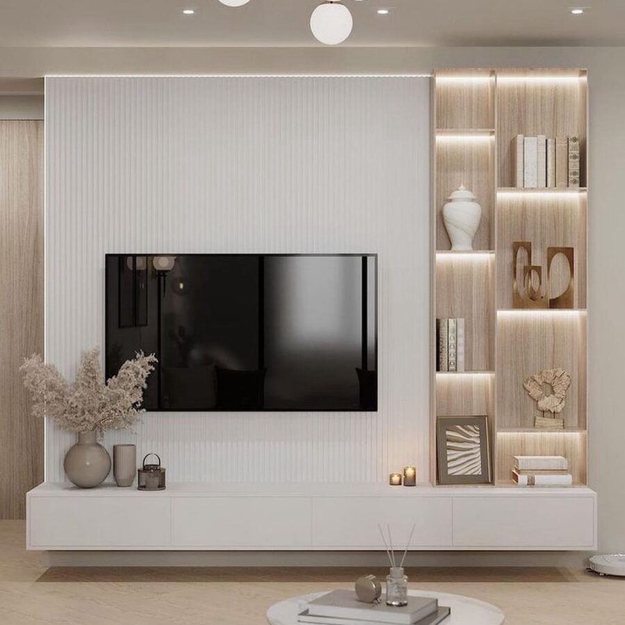 מזנון דגם - "CHICAGO" צף לבן