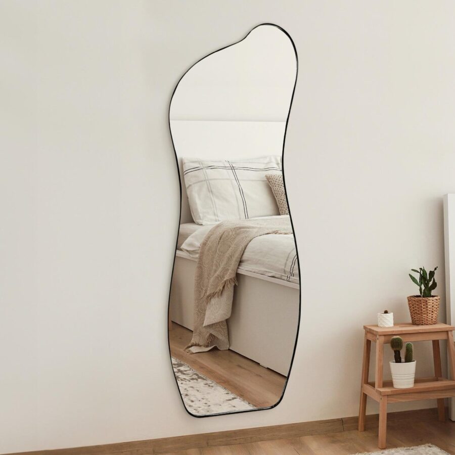 מראה אמורפית שחור - 60/170 ס"מ