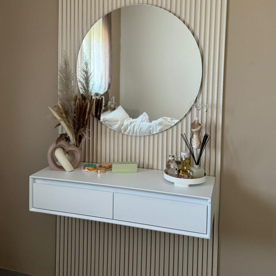 קונסולה מרחפת  דגם "mary" - לבן