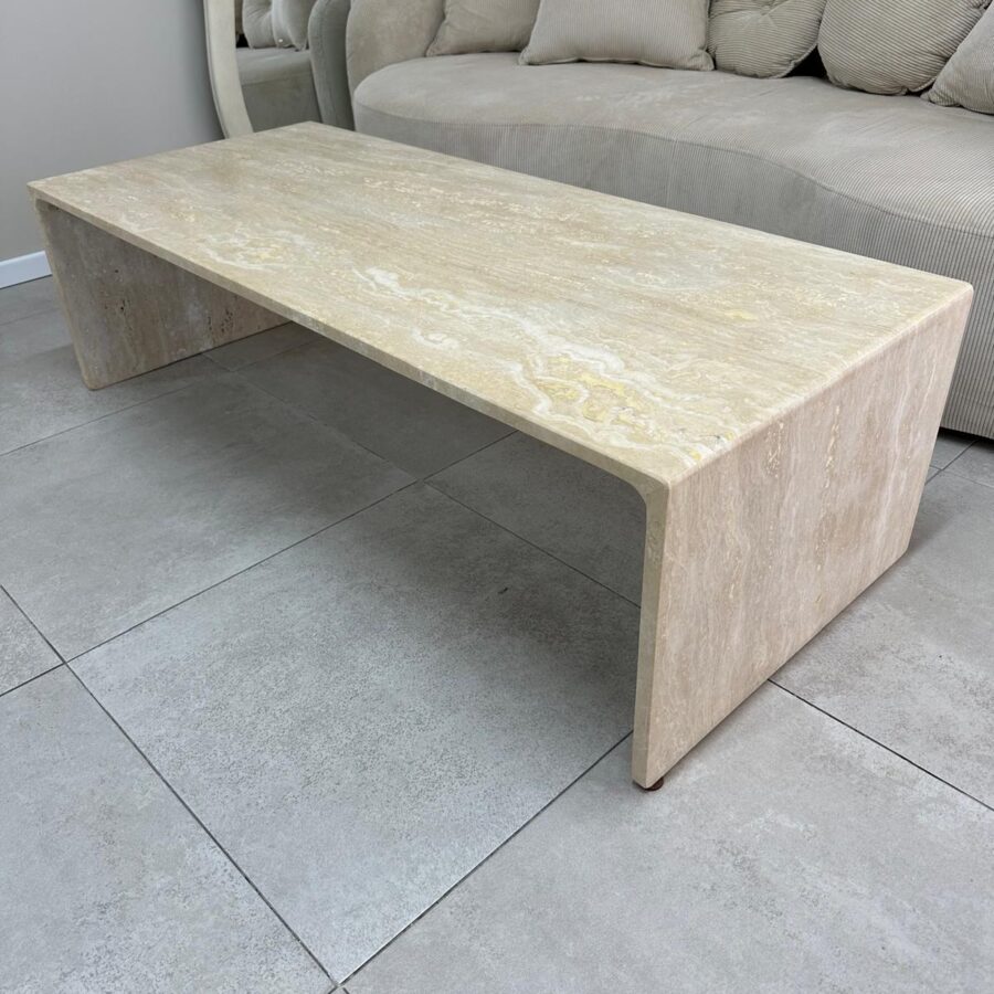 שולחן סלון - שיש טרוונטין