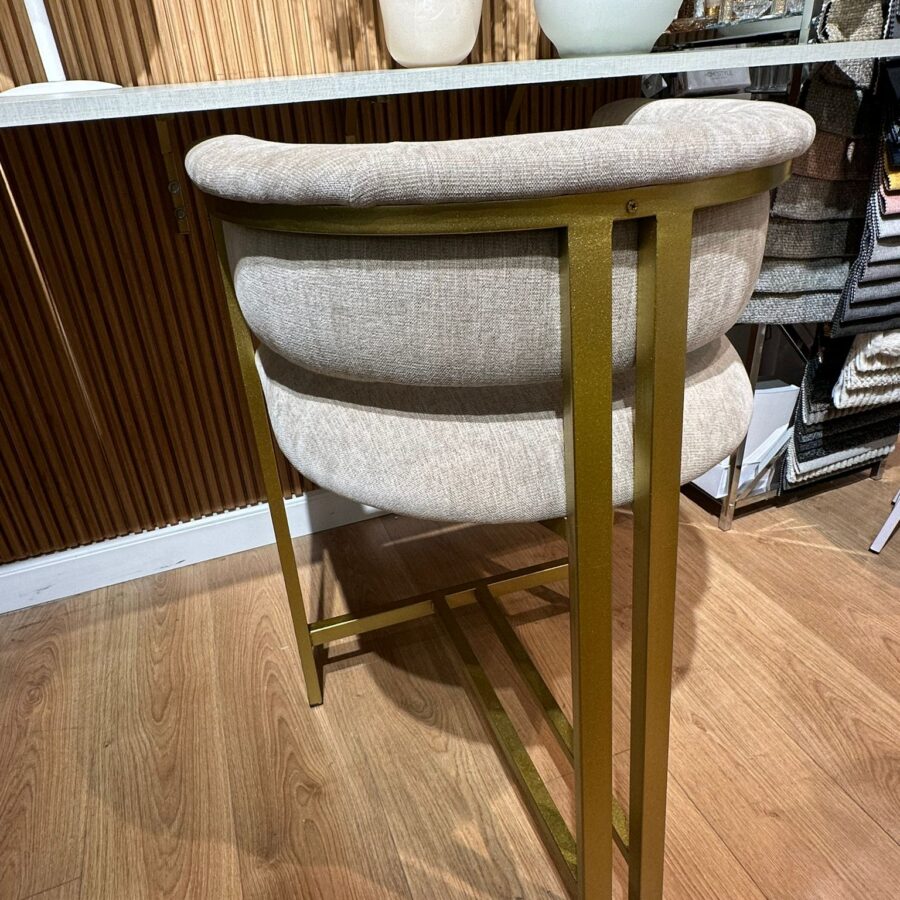 כסא בר "לוקה" - רגל זהב