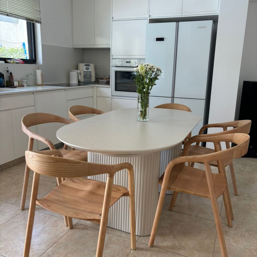 כסא אוכל ג'ורדן - טבעי