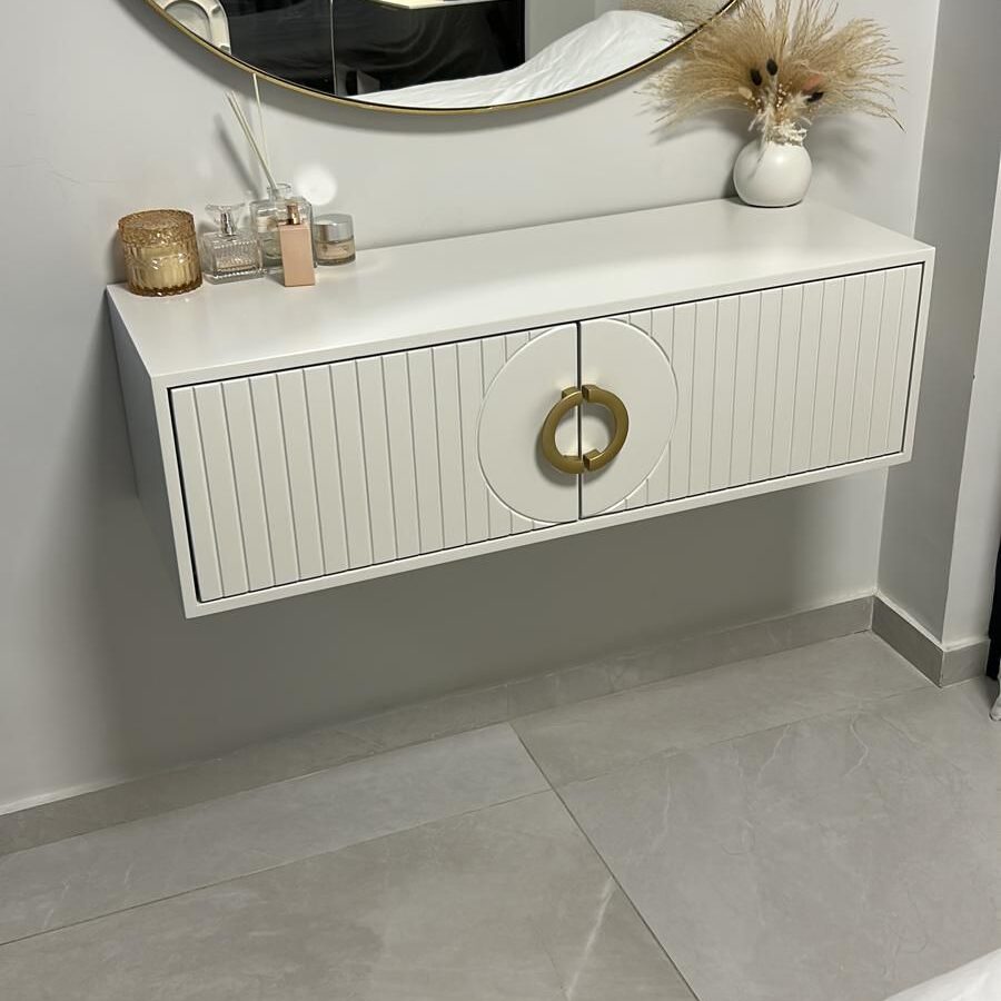 קונסולה מרחפת דגם "RIF" - לבן