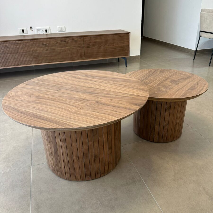 זוג  שולחנות סלון "NAYA " - אגוז