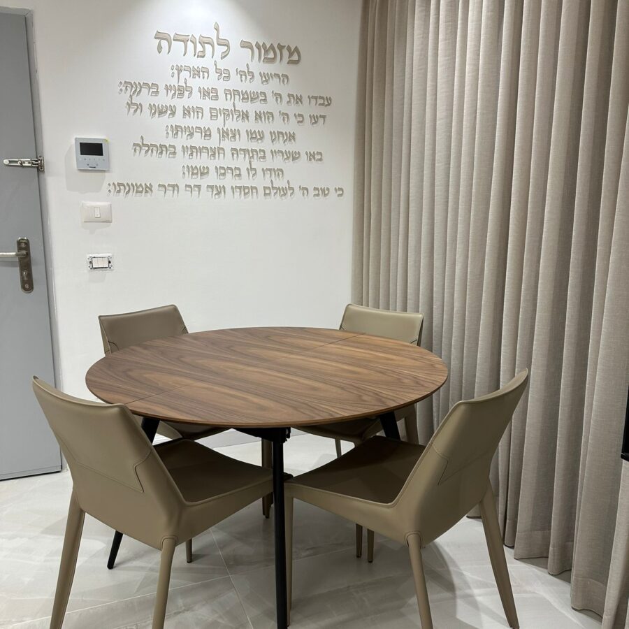 כסא אוכל אנסטסיה - מוקה