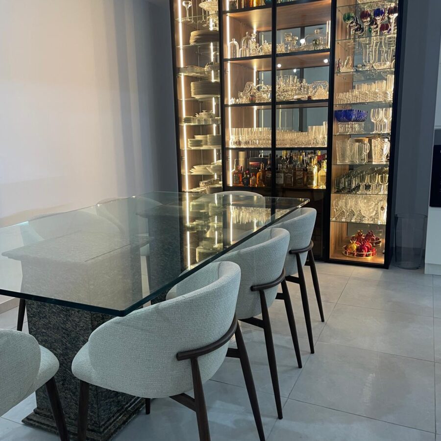 כסא אוכל דיאון - ארוג אבן