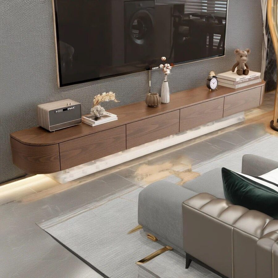 מזנון דגם "אודיה" צף - אגוז