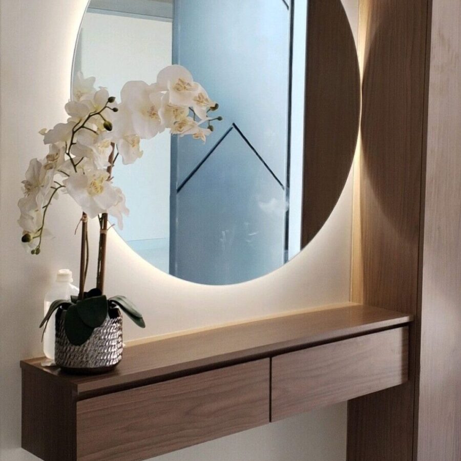 קונסולה מרחפת  דגם "LERA" - אגוז