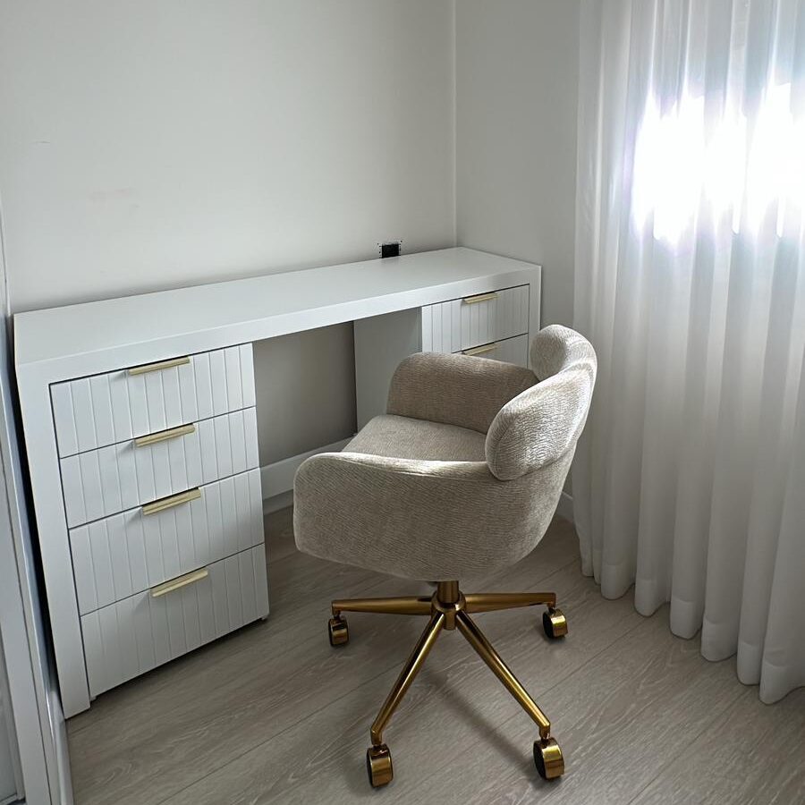 שידת למידה/איפור דגם - "LILY" - לבן