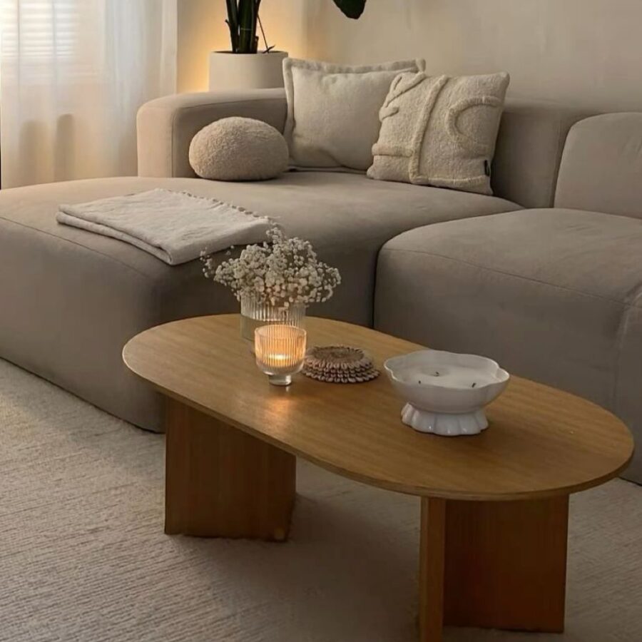 שולחן סלון ״DANI״- אלון טבעי