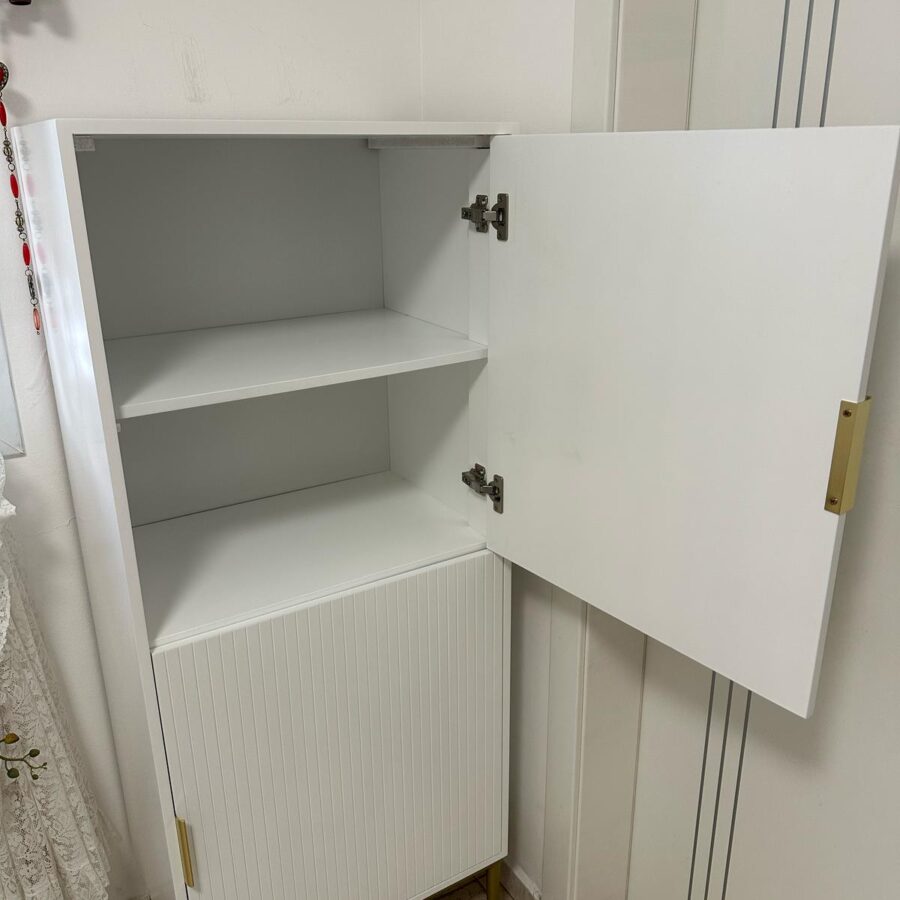 ארונית מדפים - לבן