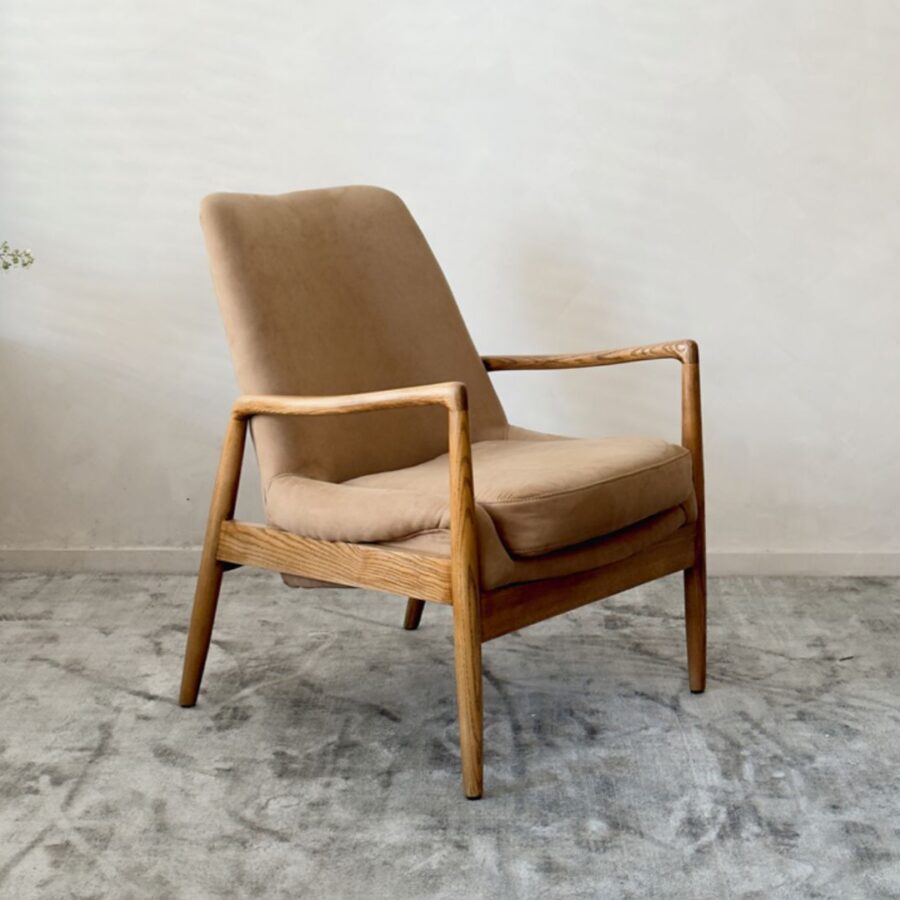 כורסא "אודטה" - דמוי עור קאמל