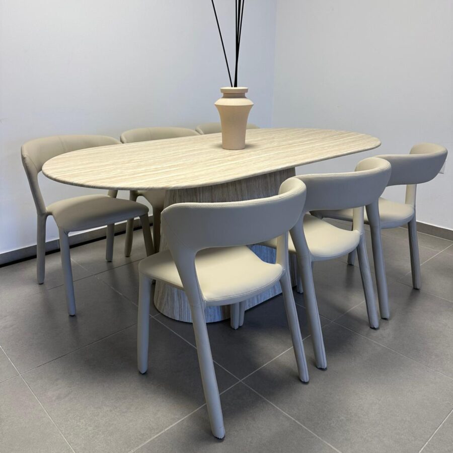 כסא אוכל "לוני"- אבן