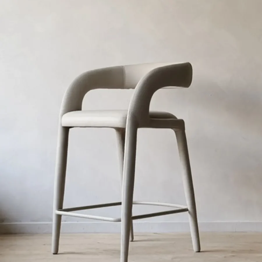 כסא בר "מונרו" -אבן דמוי עור