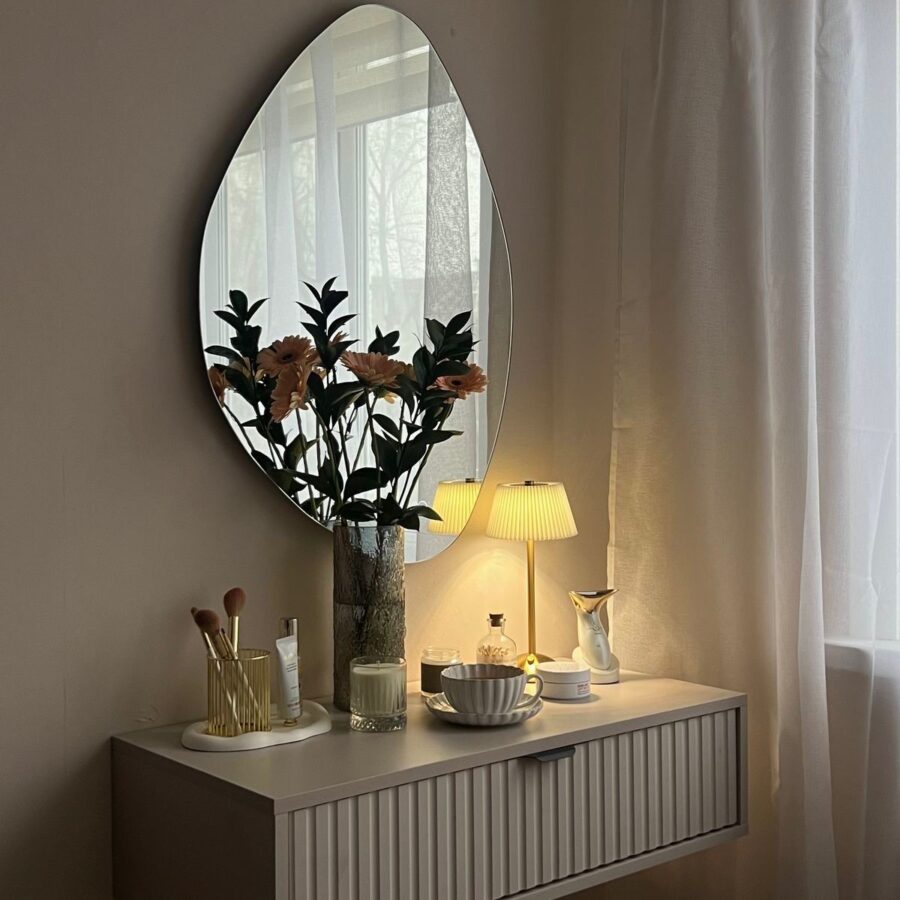 שידת צד "JON" מרחפת - סהרה